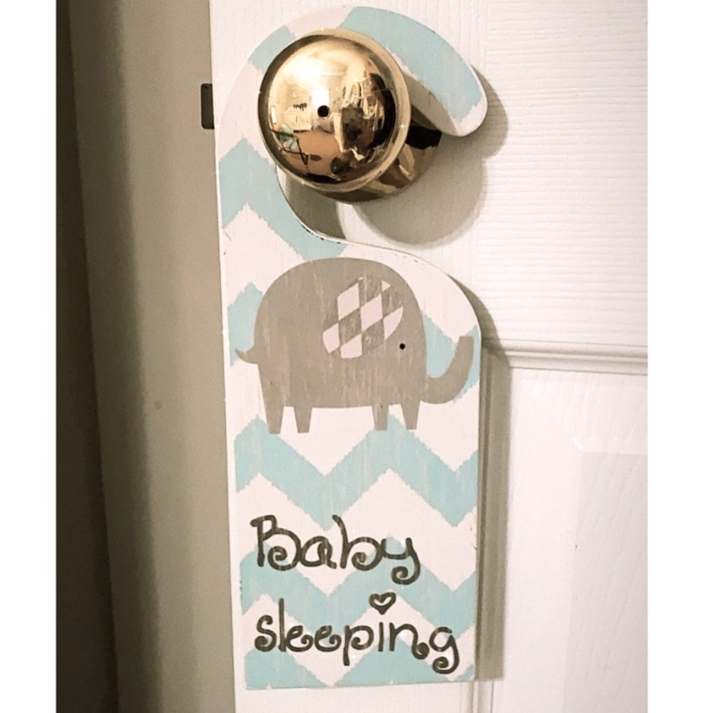 Door Hanger (Baby Asleep/Awake)